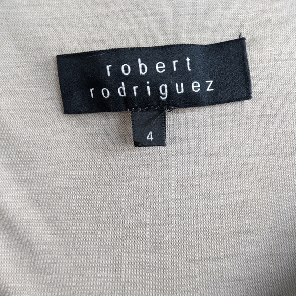 Robert Rodriguez Women’s Tan Long Sleeve Dress Size 4 EUC - Picture 7 of 8